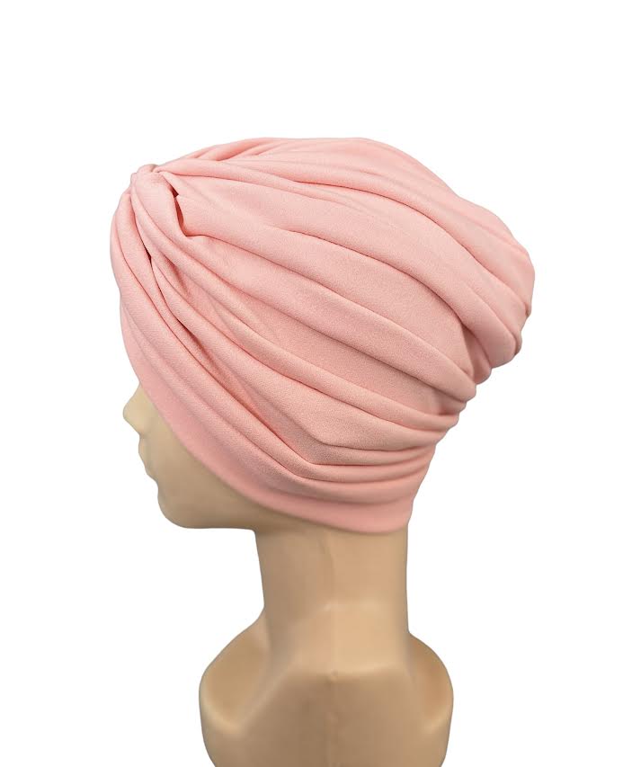 GORRO TURBANTE ROSA PALO