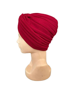 GORRO TURBANTE ROJO