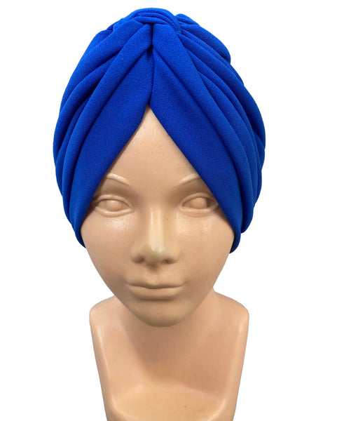 GORRO TURBANTE AZUL REY