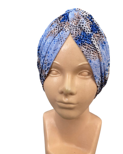 GORRO TURBANTE SNAKE PRINT