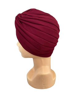 GORRO TURBANTE VINO