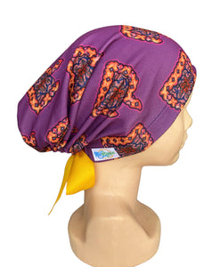 GORRO QUIRÚRGICO INTESTINO MORADO