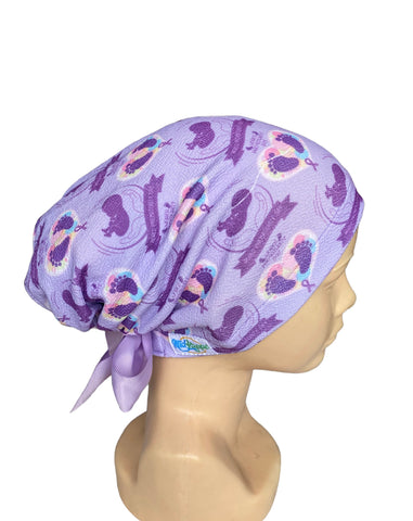 GORRO QUIRÚRGICO PREMATURO LILA