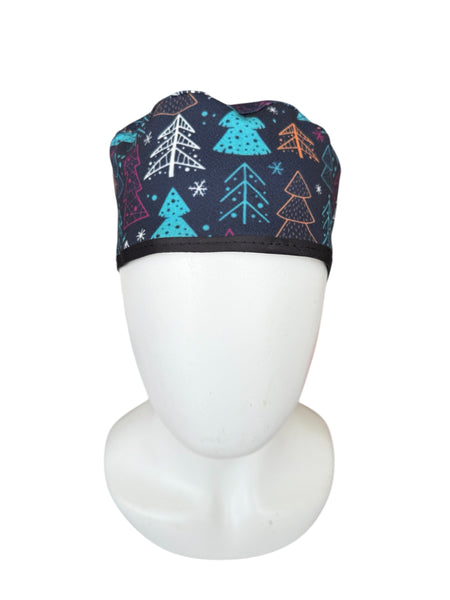 GORRO QUIRÚRGICO HOMBRE ARBOLES DE NAVIDAD COLORES