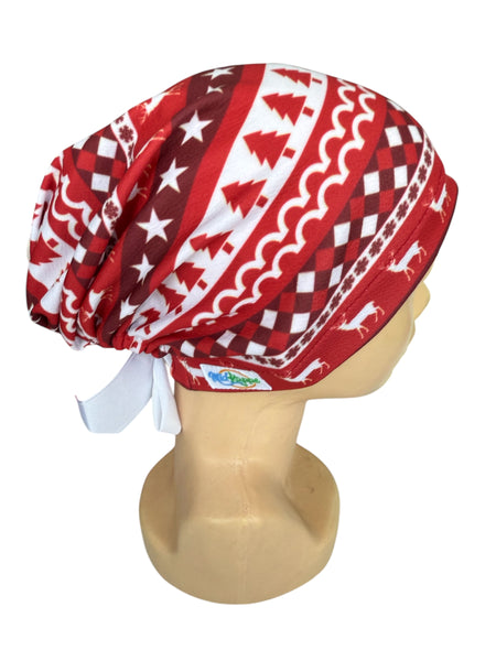 GORRO QUIRÚRGICO NAVIDAD RENOS ROJO