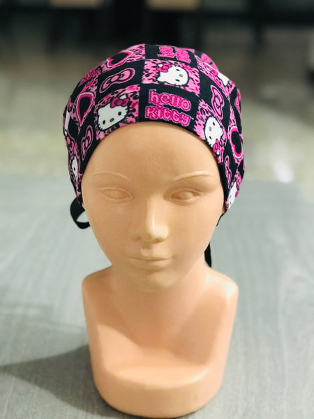 GORRO QUIRÚRGICO KITTY PINK