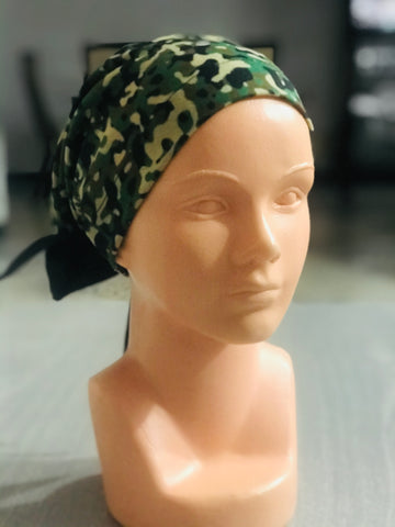 GORRO QUIRÚRGICO CAMUFLAJE VERDE MILITAR