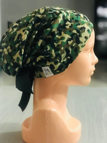 GORRO QUIRÚRGICO CAMUFLAJE VERDE MILITAR