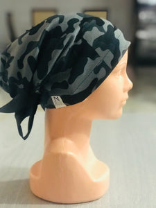 GORRO QUIRÚRGICO CAMUFLAJE NEGRO