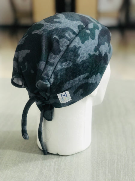 GORRO QUIRÚRGICO HOMBRE CAMUFLAJE NEGRO