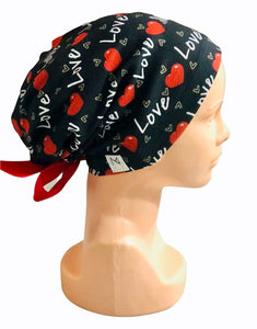 GORRO QUIRÚRGICO LOVE NEGRO