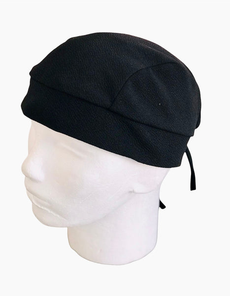 GORRO QUIRÚRGICO NEGRO LISO HOMBRE