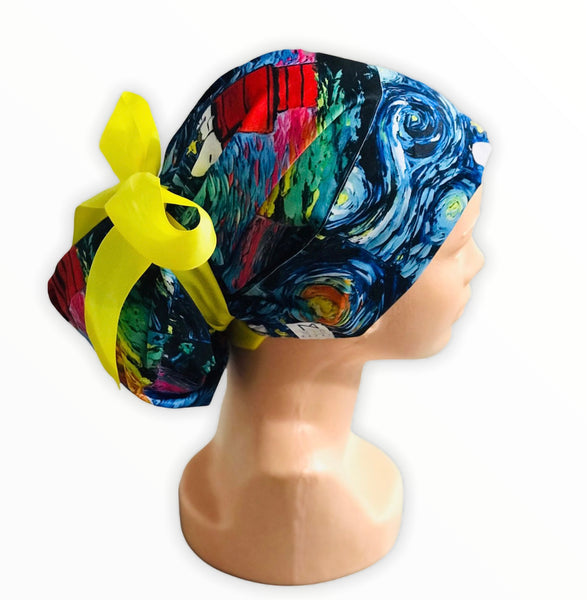 GORRO QUIRÚRGICO SNOOPY VAN GOGH MICROFIBRA