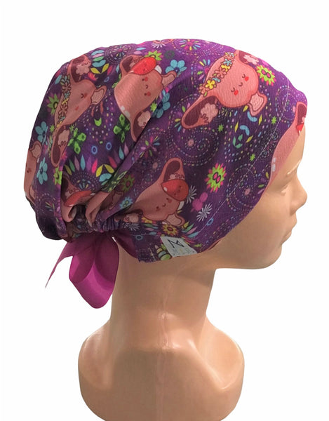 GORRO QUIRÚRGICO LILAC UTERUS