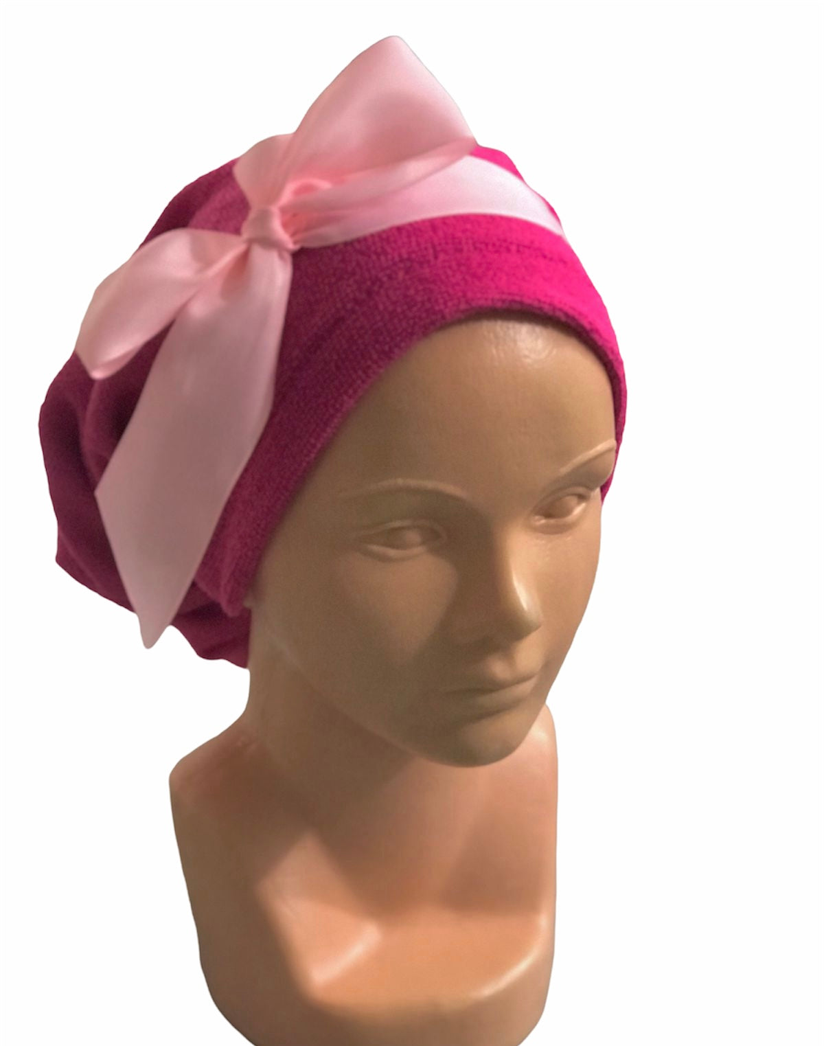 GORRO DE TOALLA ROSA MEXICANO