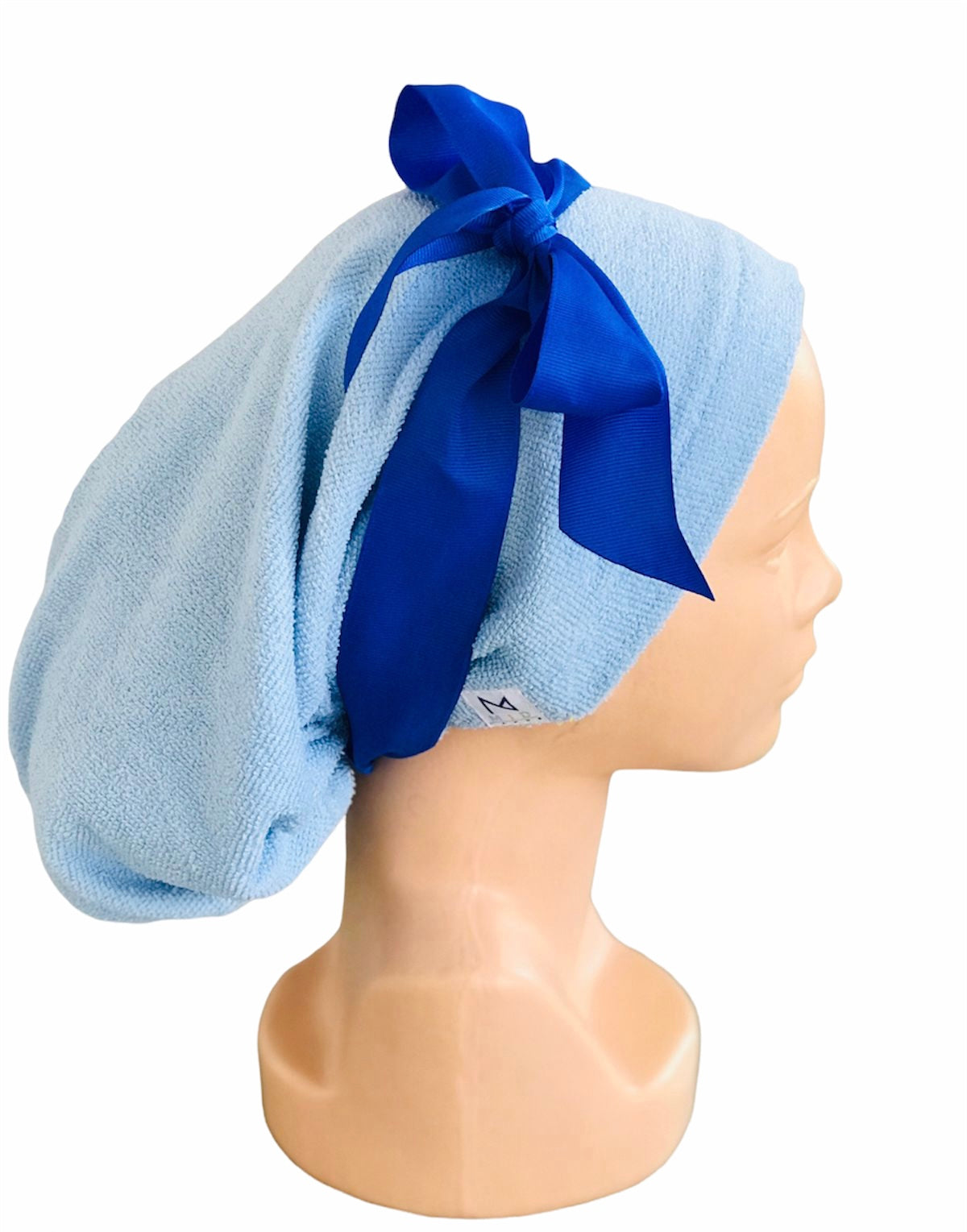 GORRO TOALLA AZUL