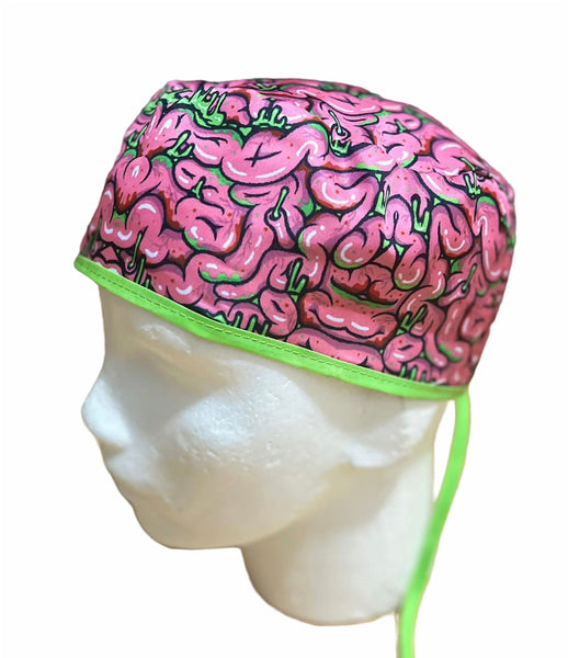 GORRO QUIRÚRGICO HOMBRE CEREBRO HALOWEEN