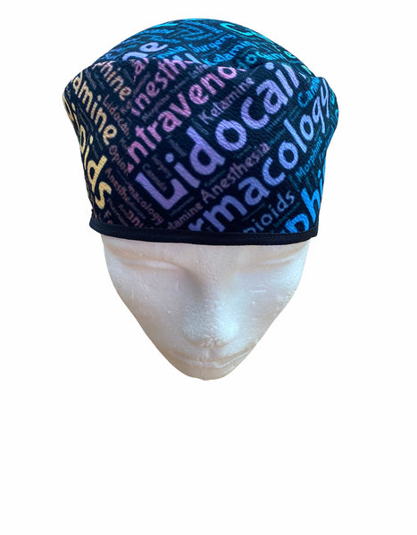 GORRO QUIRÚRGICO HOMBRE ANESTESIO LETRAS