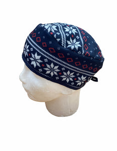 GORRO QUIRÚRGICO HOMBRE NAVIDAD NOCHEBUENAS AZULES