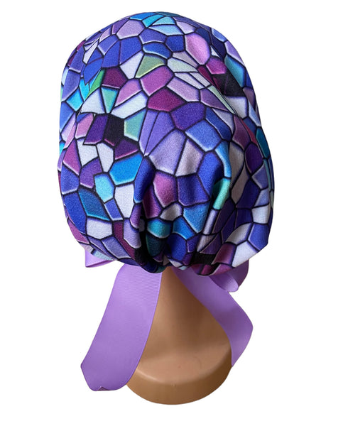 GORRO QUIRÚRGICO ROMBOS LILAS