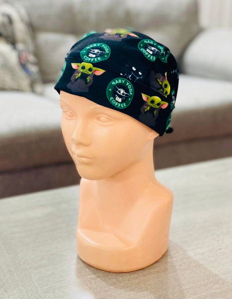 GORRO QUIRÚRGICO HOMBRE BB YODA VERDE COFFE